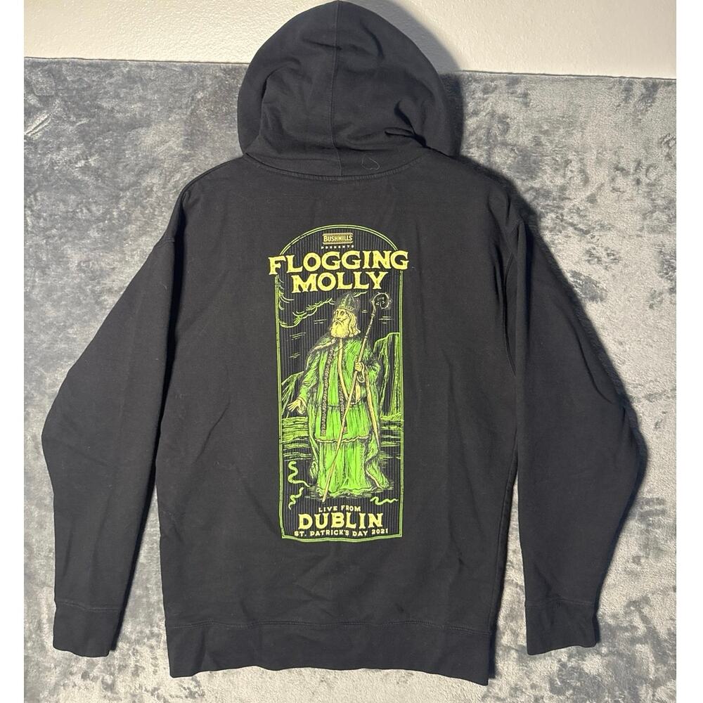 Band x Flogging Molly Full Zip Hoodie LRG Live From Dublin St Patricks Day 2021